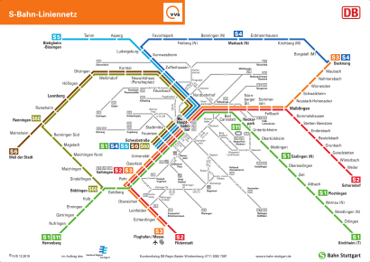 S Bahn Liniennetz Stuttgart